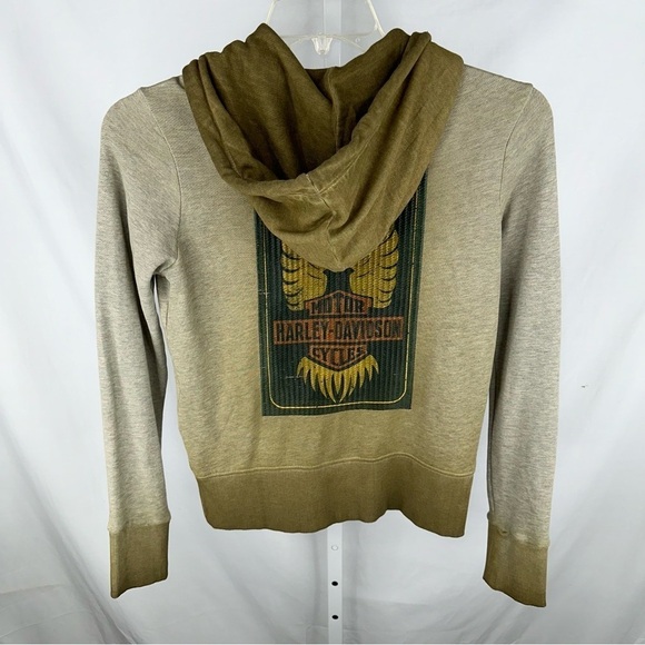 Harley Davidson Jacket Womens XS Full Zip Pockets Long Sleeve New - Picture 2 of 9